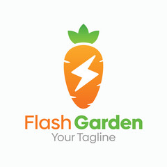 Flash Garden Logo Design Template. Good for Business, Agency, Community and Organization