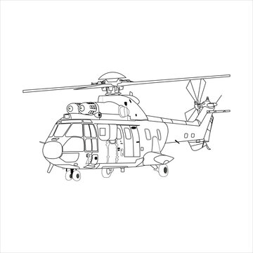 helicopter illustration 