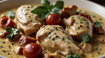 A sumptuously rich dish Creamy Italian Chicken