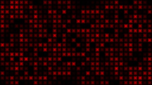 Red square shape light pattern digital background