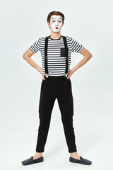 theatre mime portrait