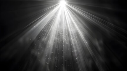Brilliant Beams of Celestial Radiance Lighting Up the Cosmic Horizon