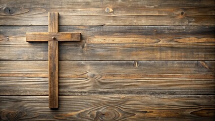 Simple slide show background with rustic cross on table, rustic, cross, table, background, presentation, slide show