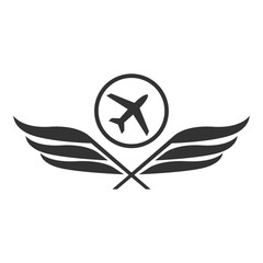 Airplane logo icon design