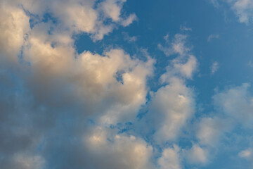 The sky is blue with a few clouds scattered throughout