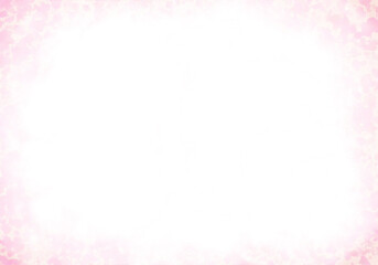 シンプルなピンク色水彩フレーム背景