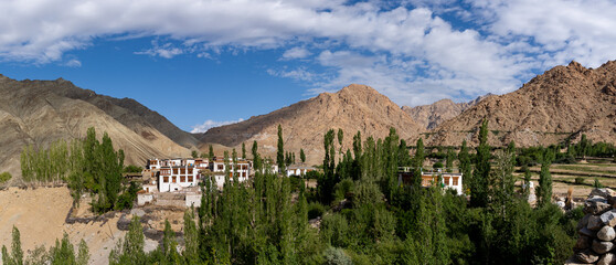 Village de Yangthang dans la vallée de Sham au Ladakh, Inde