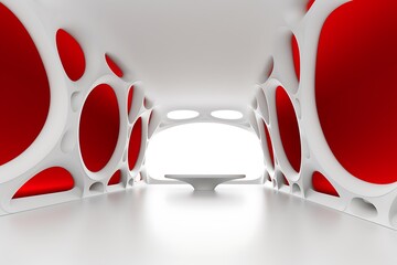 Fototapeta premium 3d Abstract background image and copy space