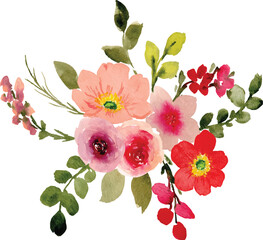 Naklejka premium soft pastel flower