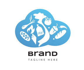 Food logo icon design template elements. Usable for Branding and Business Logos.
