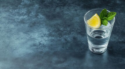 Koskenkorva vodka from Finland in a shot glass, vodka, Finland, shot