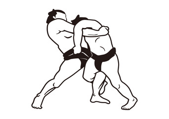 相撲　取り組み