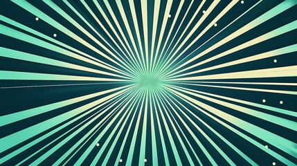 Obraz premium Abstract Retro Sunburst Illustration