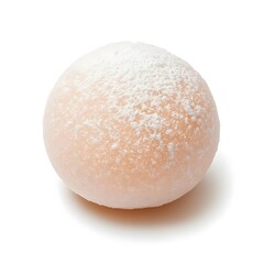 Perfectly Crafted Japanese Mochi Dessert Isolated on White Background