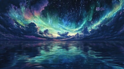 Starry Night Reflection
