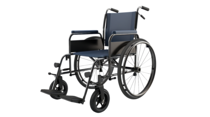 Wheelchair isolated on white background