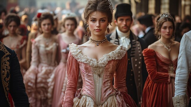 Women and Men in Regency-Era Fashion