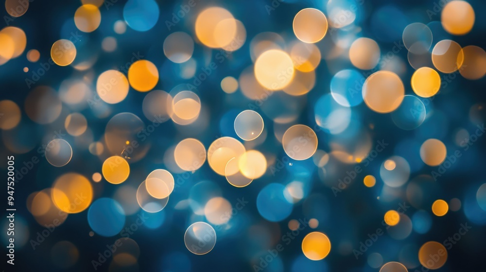 Poster abstract bokeh background with sparkling lights