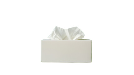 Tissue box isolated on white background