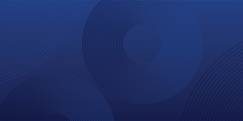 Fototapeta premium Abstract background of curved lines with gradient blue color. vektor