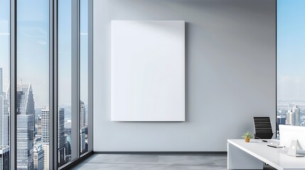 Modern Office Interior Design with City View