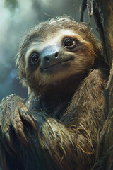 Naklejka premium The Sloth