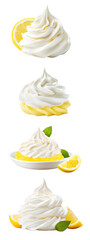 Delicious whipped cream variations with lemon. Perfect for desserts, toppings, and enhancing sweet treats.