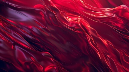 Obraz premium Red Satin Drapery
