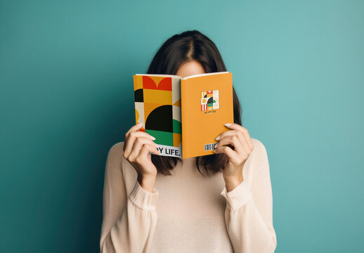 Book Cover Mockup With Generative AI