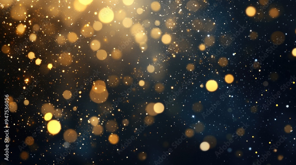 Aufkleber abstract bokeh background with sparkling lights