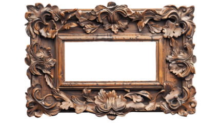 Frame isolated on white background 