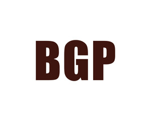 BGP logo design vector template. BGP