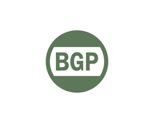 BGP logo design vector template. BGP