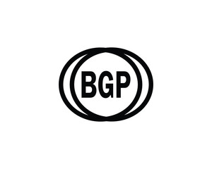 BGP logo design vector template. BGP
