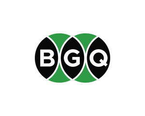 BGQ logo design vector template. BGQ