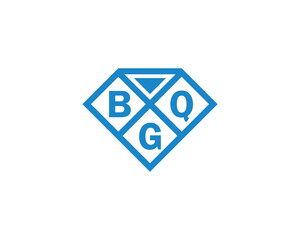 BGQ logo design vector template. BGQ