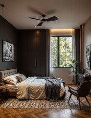 Habitaci&oacute;n de hombre moderno