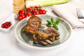 Roasted Lamb ribs with spices