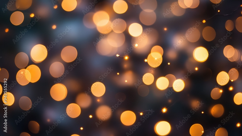 Aufkleber abstract bokeh background with sparkling lights