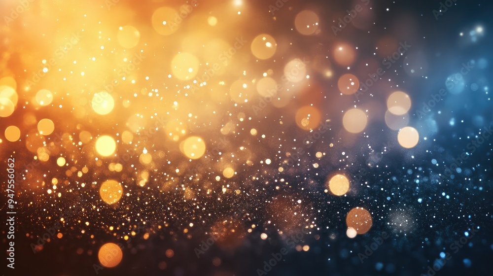 Aufkleber abstract bokeh background with sparkling lights