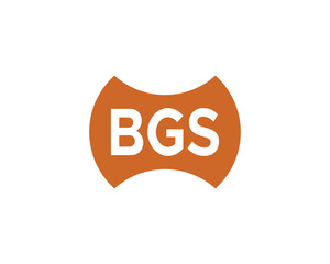 BGS logo design vector template. BGS