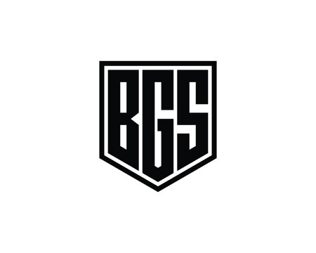 BGS logo design vector template. BGS