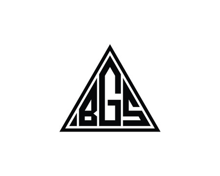 BGS logo design vector template. BGS