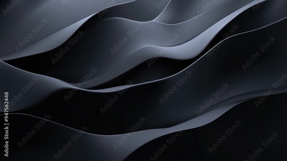 Poster smooth gradient background featuring deep black tones