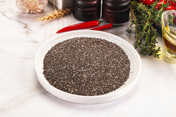 Vegan cuisine - Chia seeds for cooking