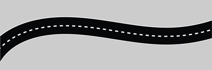 Roads illustration. Path, asphalt, travel, highway, distance, track, car, trail, life, dust, movement, peolos. Vector icons for business and advertising.