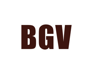 BGV Logo design vector template. BGV