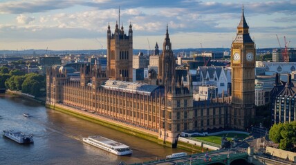 High-Resolution London Aerial Image