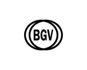BGV Logo design vector template. BGV