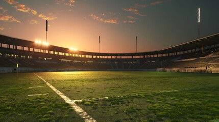 Neon Circle Above Clouds